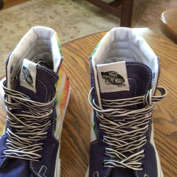 Vans Off the Wall X Crayola  SK-8 Hi Mashup Melt sz Womens 5.5 - Picture 2 of 8